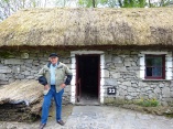 thatched cottage in the folk park