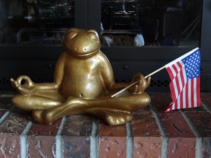 Mom's 4th of July frog