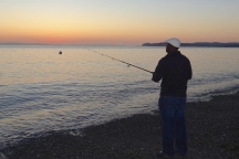 fishing on Whidbey