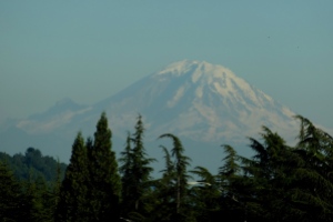 Mt. Rainier as seen from I-5