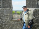 Dad at the top of Bunratty Castle