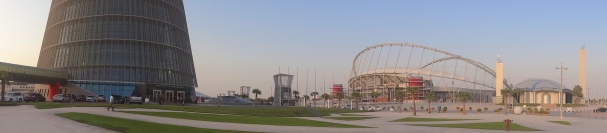 Aspire Zone (the sporty area of Doha)